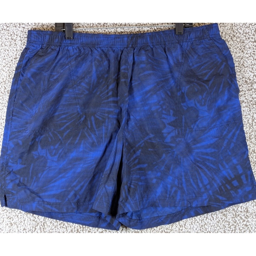 Columbia Swim Trunks Men's Size 2XL Blue All Over Print Swim Surf Beach‎ Wear